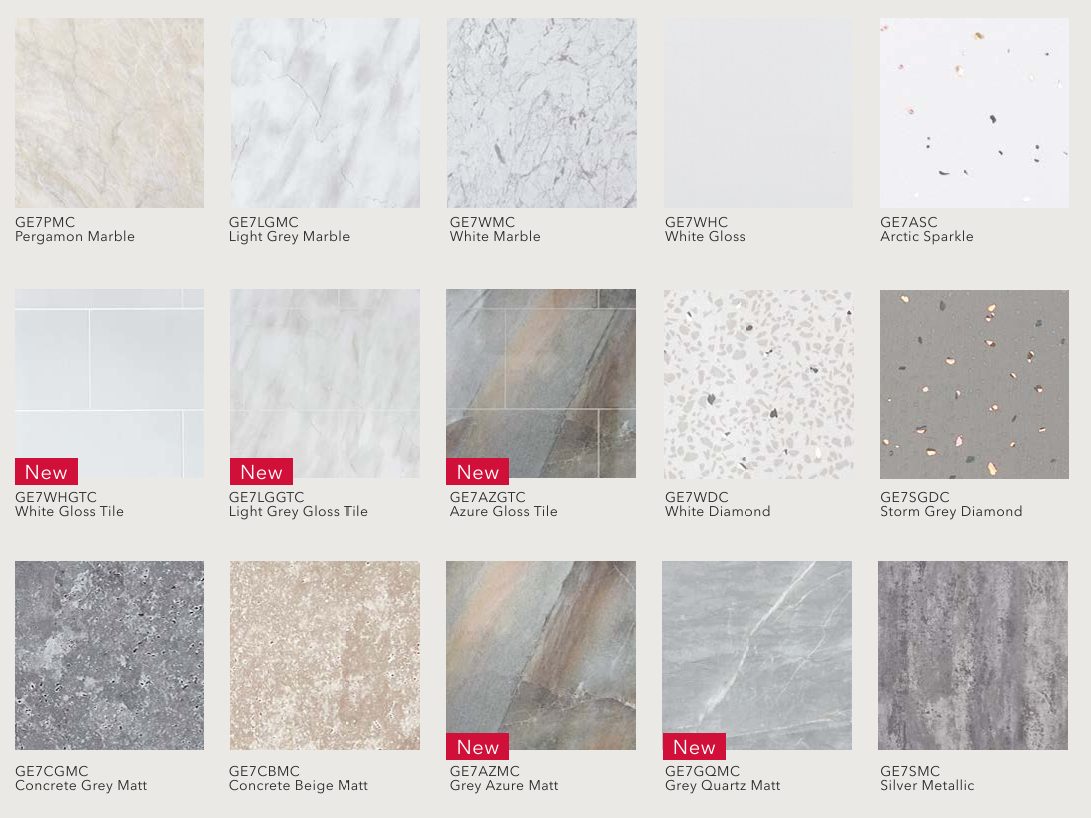 We have some stunning designs in the Geopanel 1m range. Panels are 1m wide by 2.4, high.