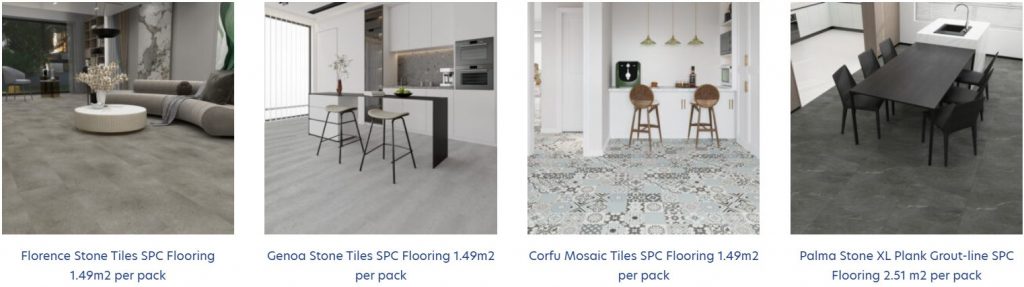Waterproof, so ideal for kitchens and bathrooms